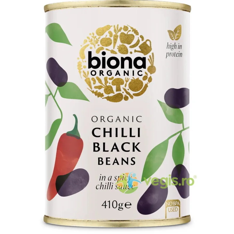 Fasole Neagra in Sos Chilli Ecologica/Bio 410g BIONA — preț și oferte