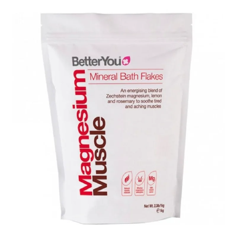 Fulgi de baie cu magneziu, 1000 g, BetterYou — preț și oferte