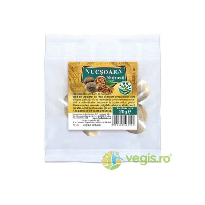 Nucsoara Intreaga 20g Herbavit — preț și oferte