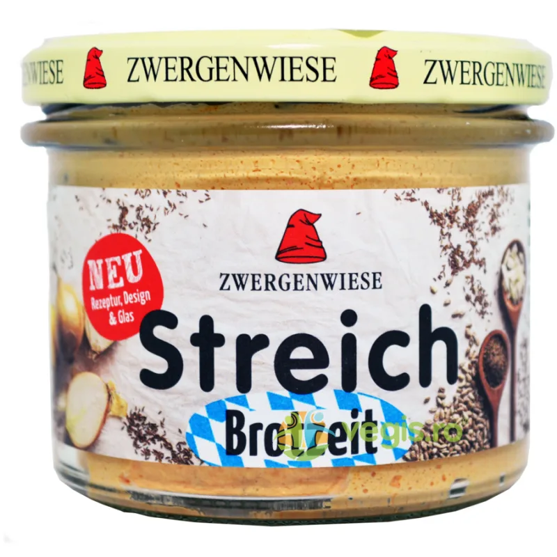 Pate Vegetal cu Ceapa si Condimente Fara Gluten Ecologic/Bio 180g ZWERGENWIESE — preț și oferte