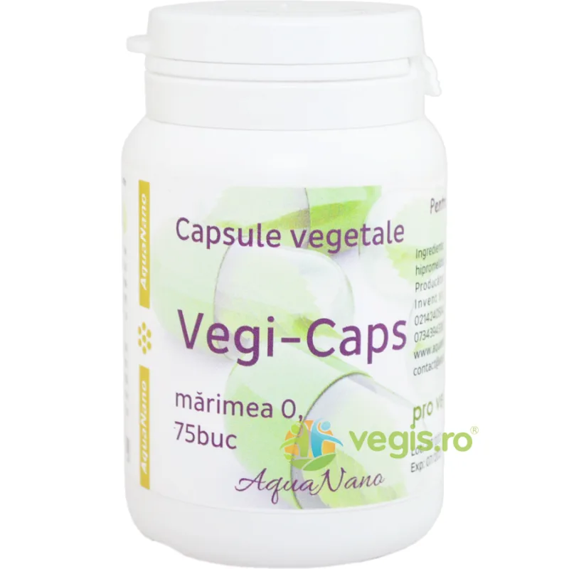 Capsule Vegetale Goale Vegi-Caps 75 Buc AGHORAS — preț și oferte