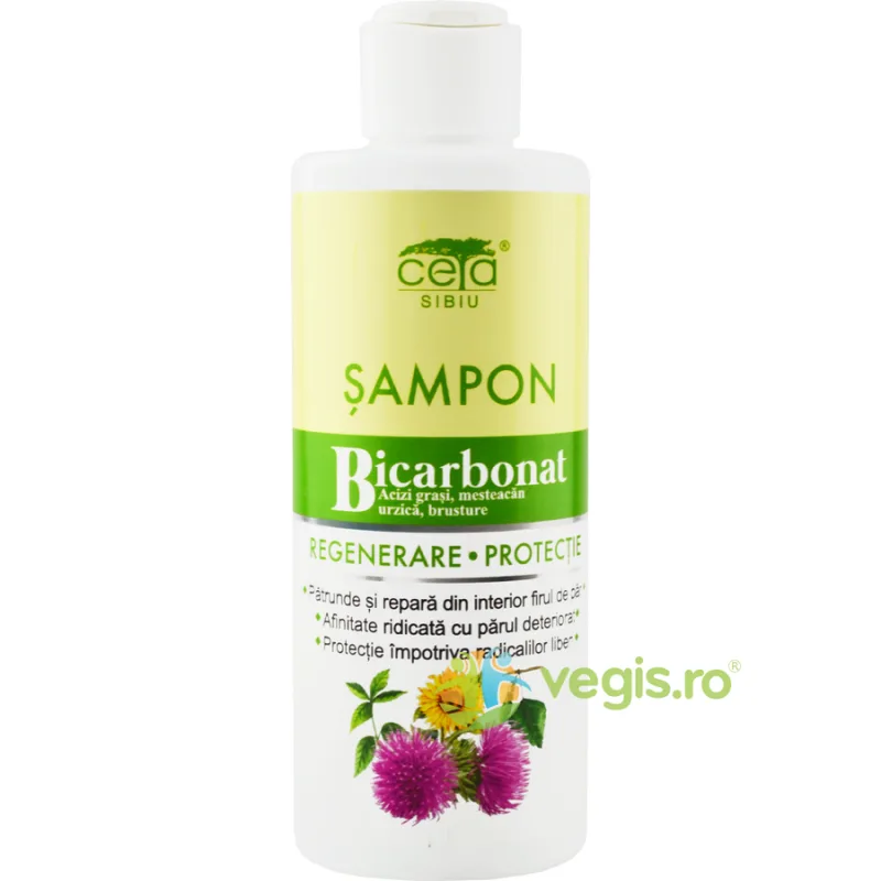 Sampon pentru Regenerare si Protectie cu Bicarbonat 200ml Ceta Sibiu — preț și oferte