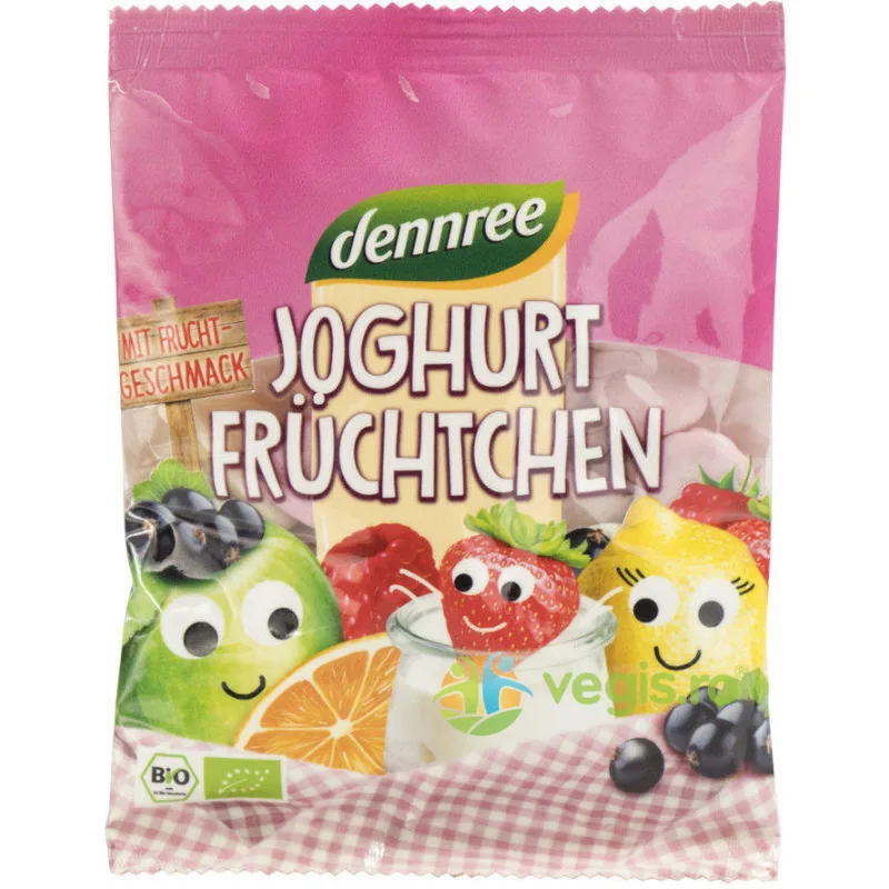 Jeleuri cu Iaurt si Fructe Ecologice/Bio 90g Dennree — preț și oferte