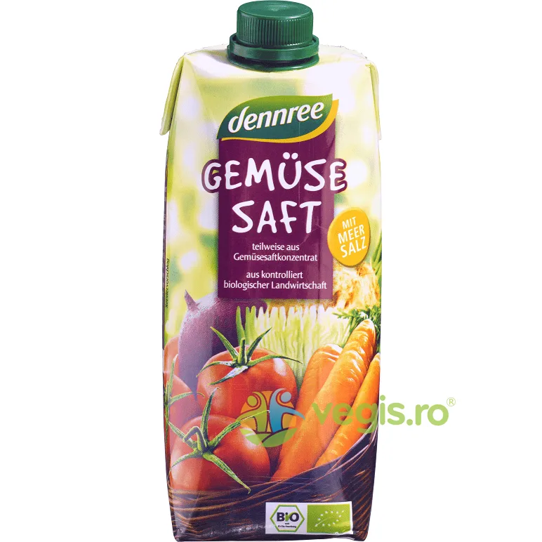 Suc de Legume Vegan Ecologic/Bio 500ml Dennree — preț și oferte
