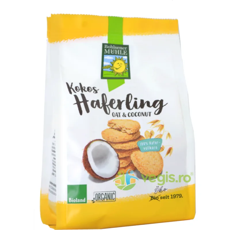 Biscuiti din Ovaz si Cocos Ecologici/Bio 125g BOHLSENER MUEHLE — preț și oferte