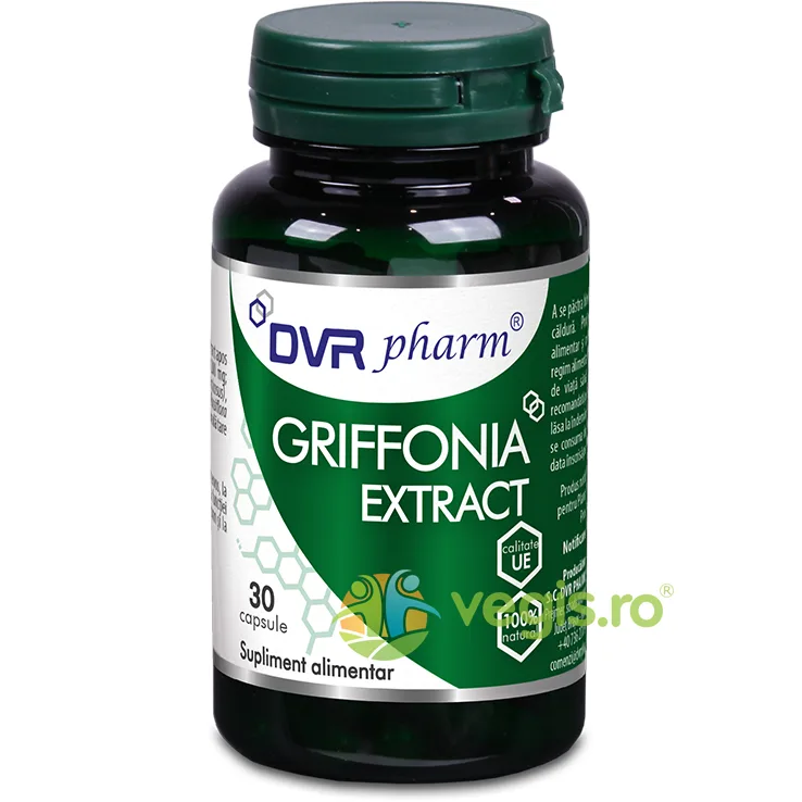 Griffonia (5HTP) Extract 30cps DVR&nbsp;PHARM — preț și oferte