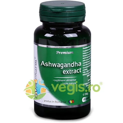 Ashwagandha Extract 60cps DVR&nbsp;PHARM — preț și oferte