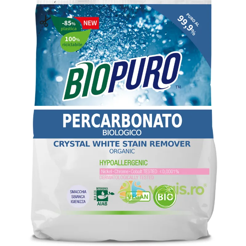 Inalbitor Pete Dificile cu Oxigen Activ ( Percarbonato ) Ecologic/Bio 550g BIOPURO — preț și oferte