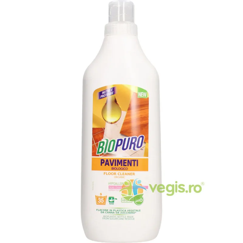 Solutie Hipoalergenica pentru Podele si Pardoseli Ecologica/Bio 1000ml BIOPURO — preț și oferte