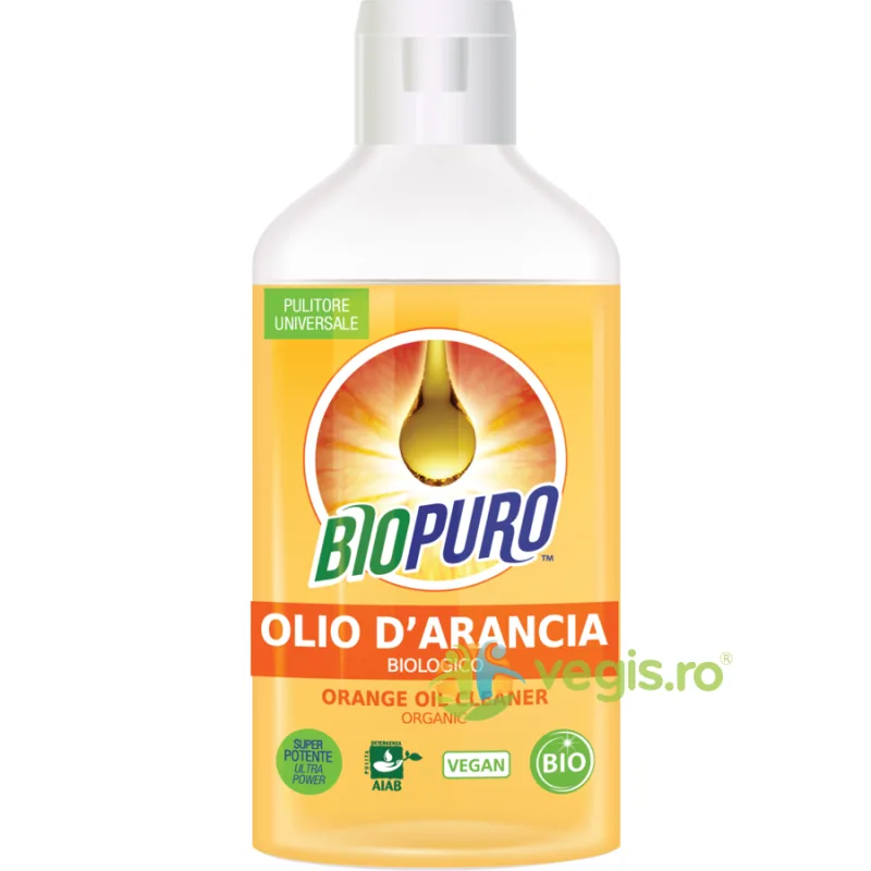 Solutie Universala de Curatare Concentrata cu Ulei de Portocale Ecologica/Bio 250ml BIOPURO — preț și oferte