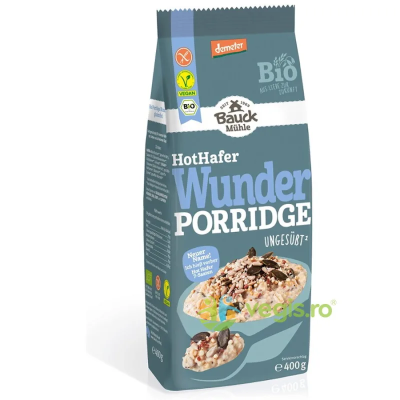Terci de Ovaz Minune fara Gluten Ecologic/Bio 400g BAUCKHOF — preț și oferte
