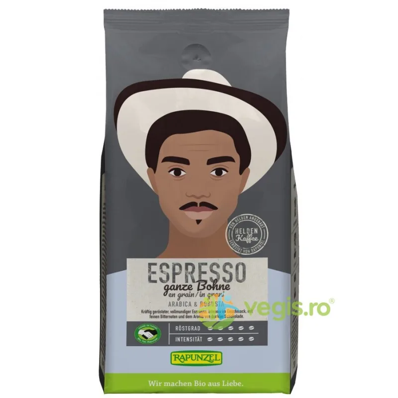 Cafea Espresso Boabe Ecologica/Bio 250g Rapunzel — preț și oferte