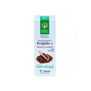 Extract glicerinat de propolis cu uleiuri esentiale, 20 ml, Steaua Divina