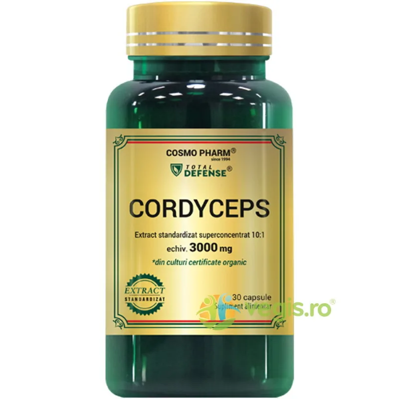 Cordyceps 300mg Total Defense 30cps COSMO PHARM — preț și oferte