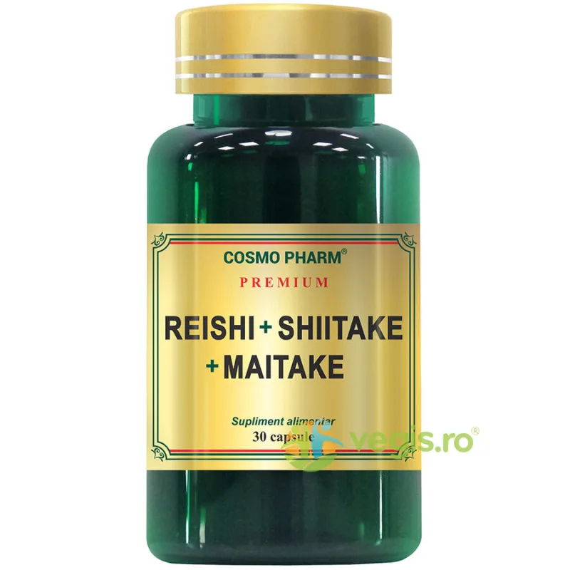 Reishi Shiitake Maitake Premium 30cps COSMO PHARM — preț și oferte