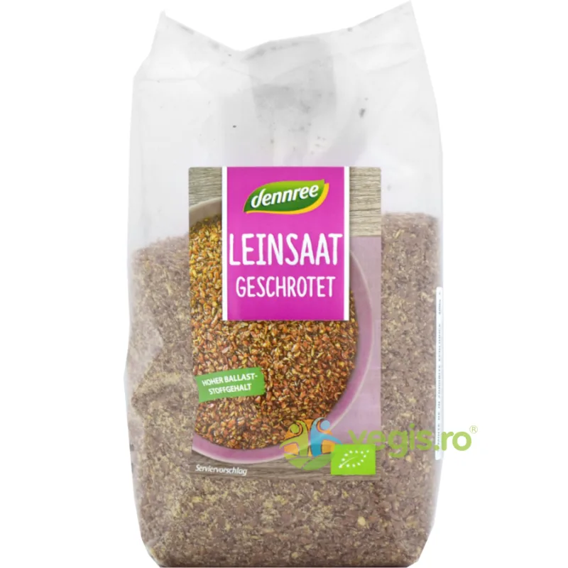 Seminte de In Zdrobite Ecologice/Bio 400g Dennree — preț și oferte