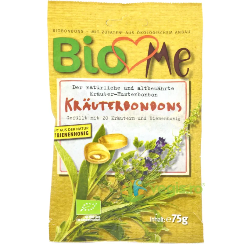 Bomboane cu Plante si Miere Ecologice/Bio 75g BIOdeta — preț și oferte