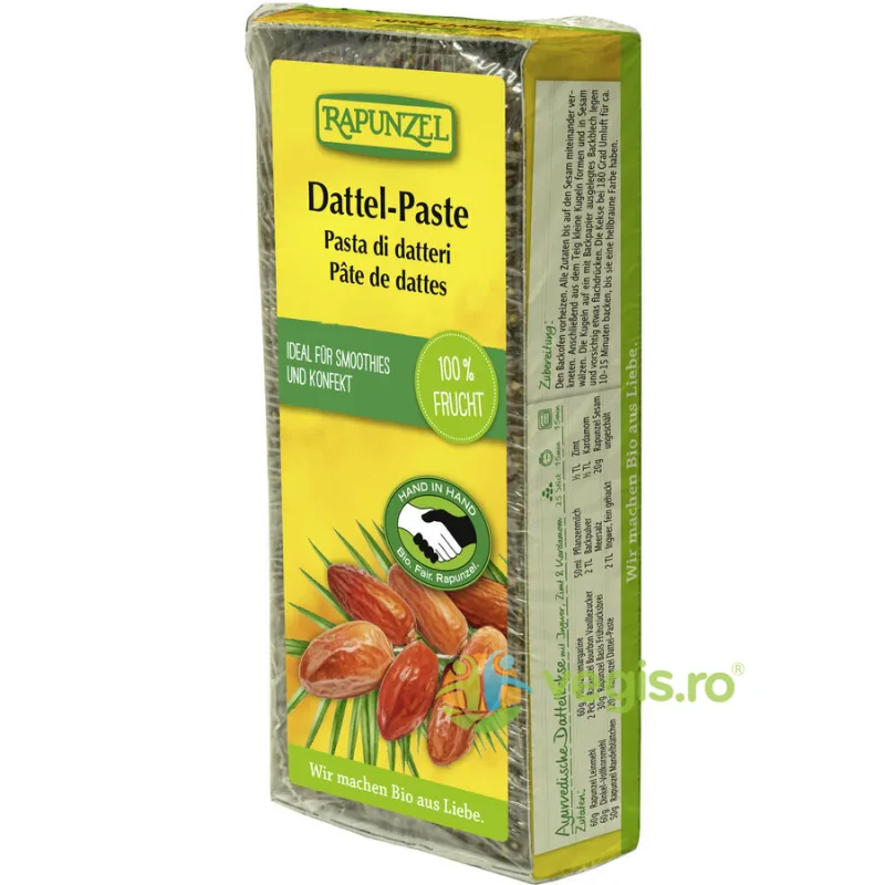 Pasta de Curmale Ecologica/Bio 250g Rapunzel — preț și oferte