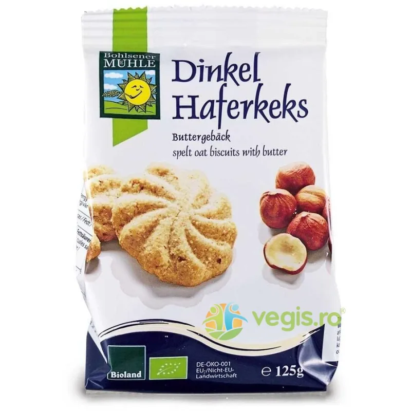Fursecuri cu Unt din Ovaz si Spelta Ecologice/Bio 125g BOHLSENER MUEHLE — preț și oferte