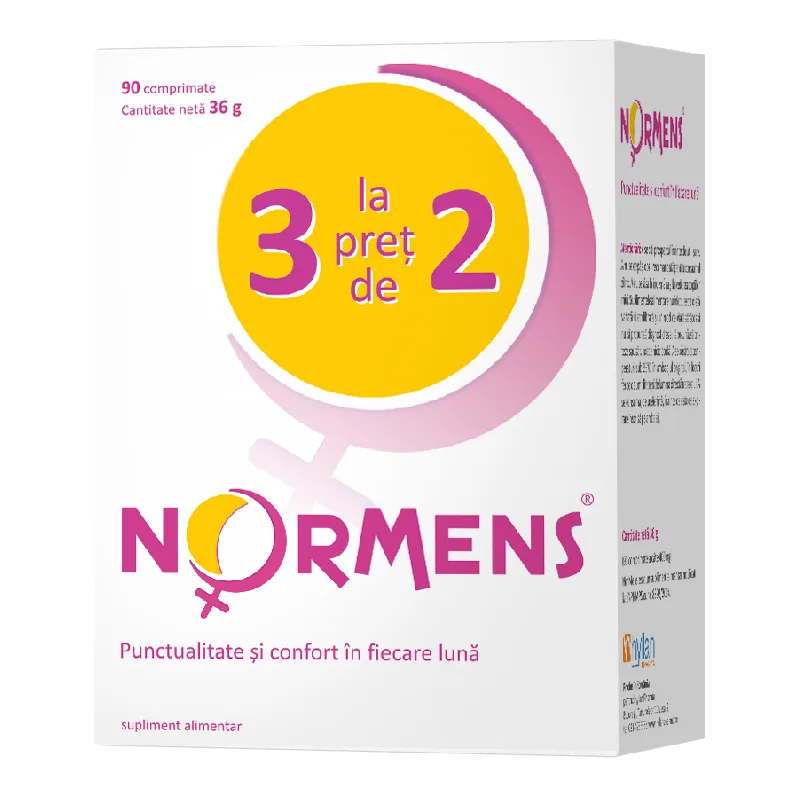 Pachet NorMens (2 + 1), 30 comprimate, Hyllan Pharma — preț și oferte