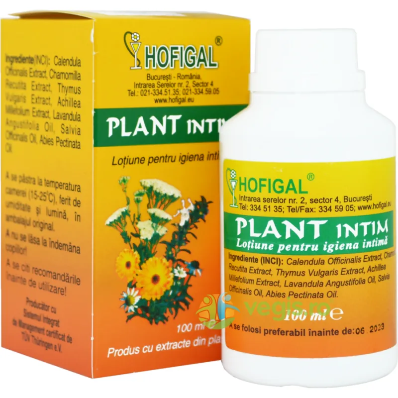 Lotiune pentru Igiena Intima Plant Intim 100ml HOFIGAL — preț și oferte