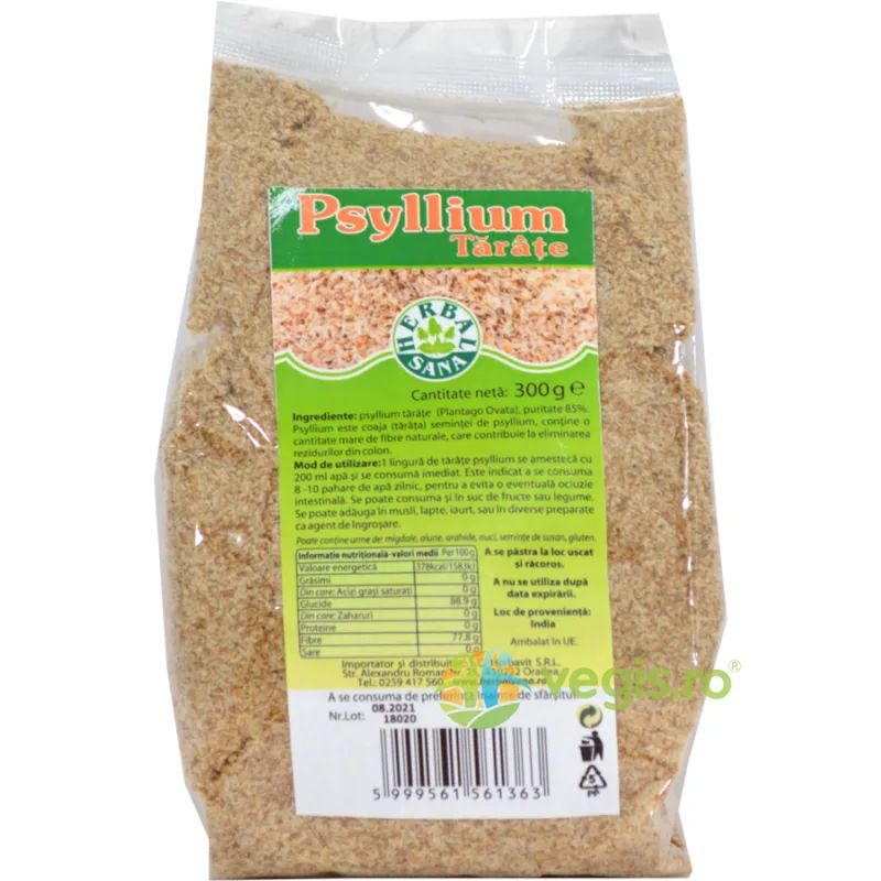 Tarate de Psyllium 300g Herbavit — preț și oferte
