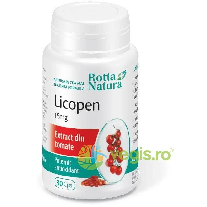 Licopen 15mg 30cps ROTTA NATURA — preț și oferte