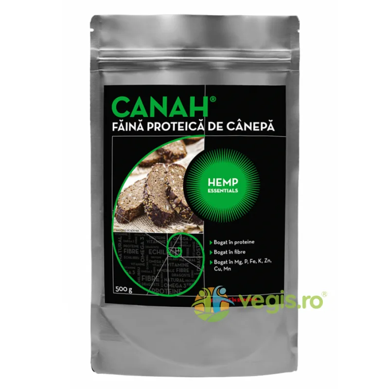 Faina Proteica de Canepa 500g Canah — preț și oferte
