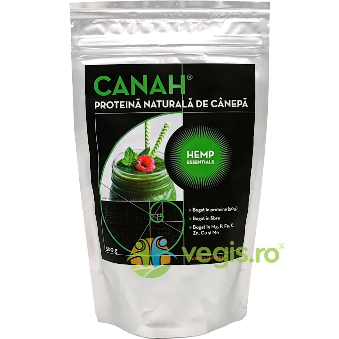 Pudra Proteica (Proteina naturala) de Canepa 300g Canah — preț și oferte