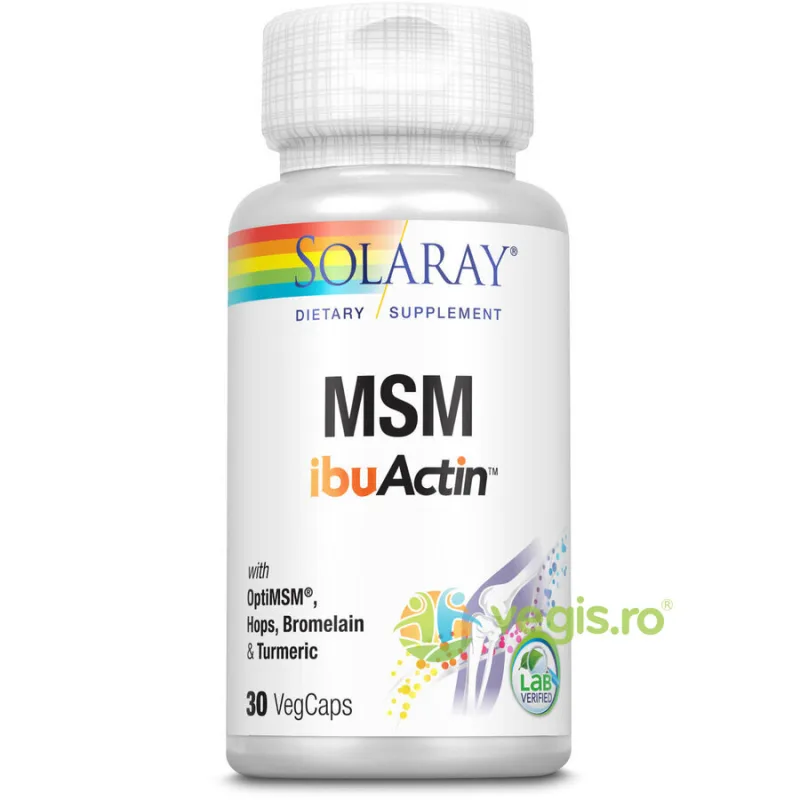 MSM IbuActin 30cps Secom, Solaray — preț și oferte