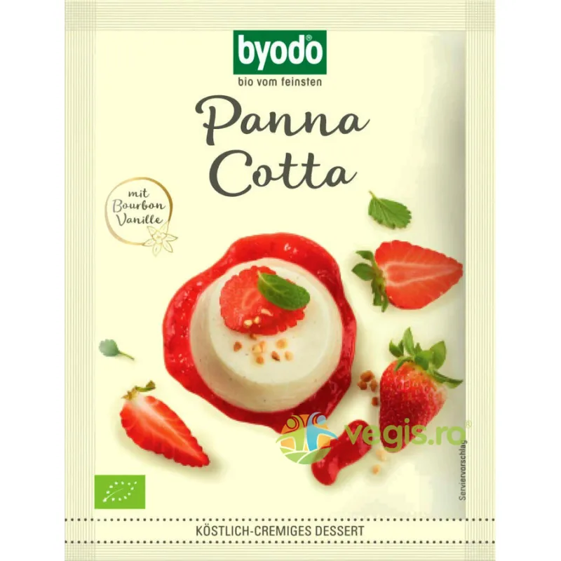 Panna Cotta Fara Gluten Ecologica/Bio 36g BYODO — preț și oferte