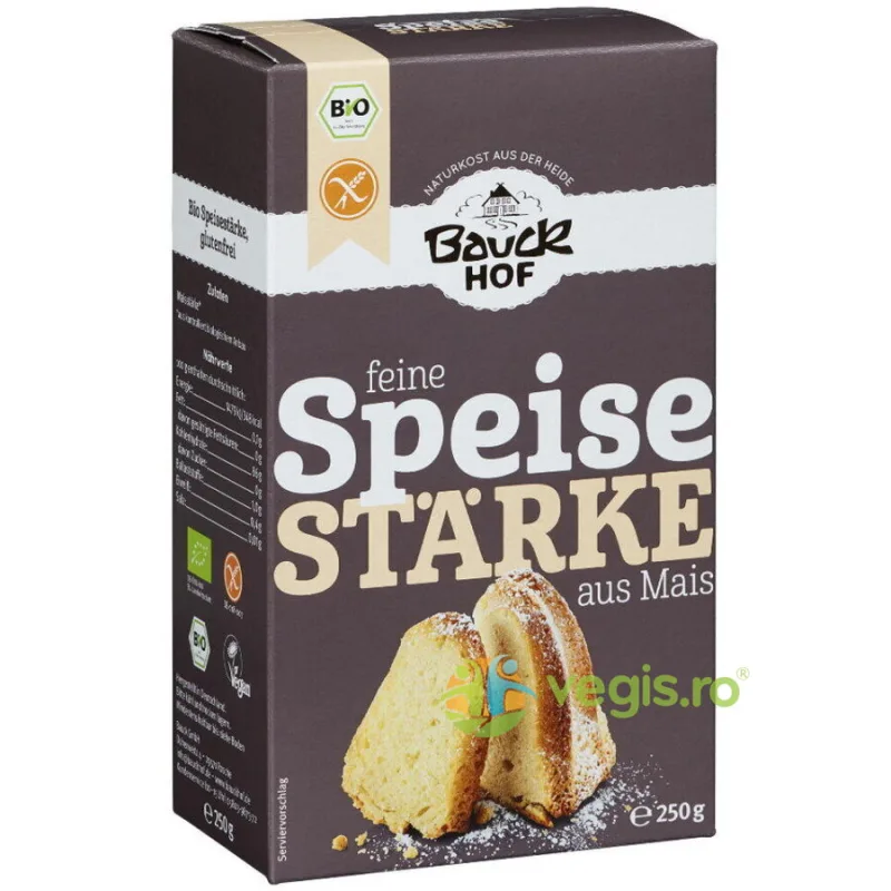 Amidon din Porumb Fara Gluten Ecologic/Bio 250g BAUCKHOF — preț și oferte