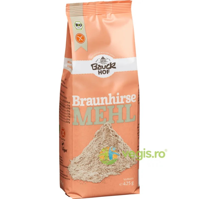 Faina Integrala de Mei Fara Gluten Ecologica/Bio 425g BAUCKHOF — preț și oferte