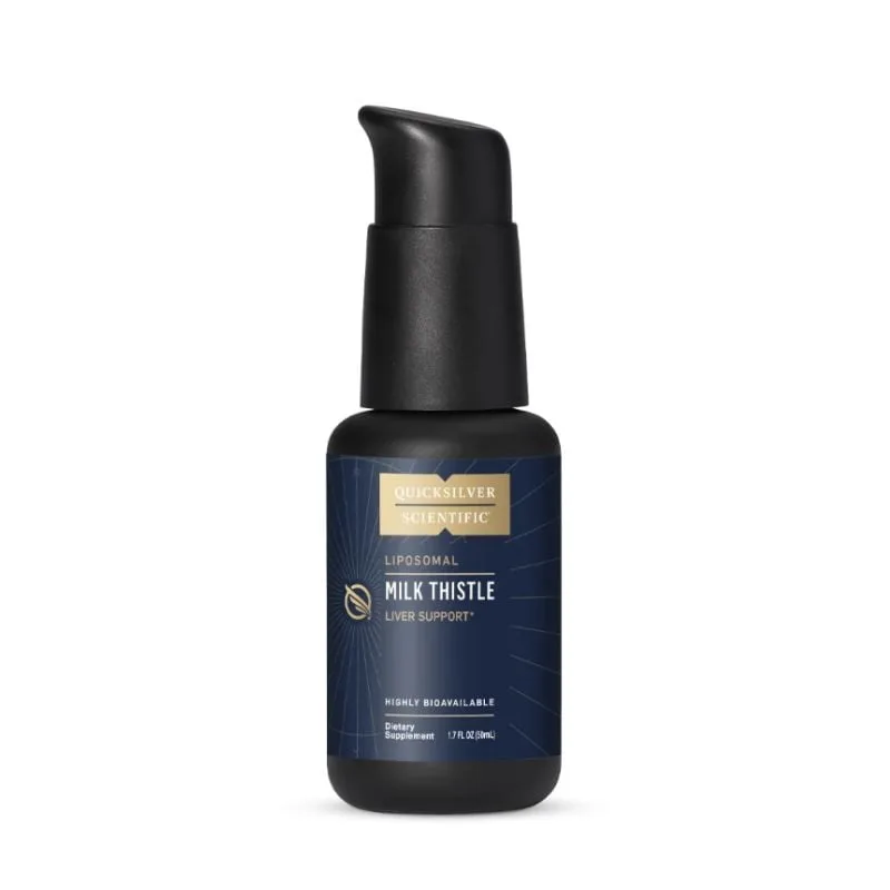 Armurariu Nano-Emulsie Lipozomala Milk Thistle, 50ml, Quicksilver Scientific — preț și oferte