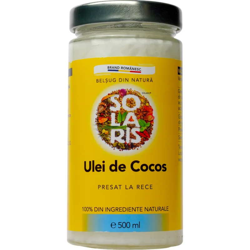 Ulei de Cocos 500ml SOLARIS — preț și oferte