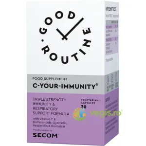 C Your Immunity (Vitamina C cu Quercetina) 30cps vegetale Secom,