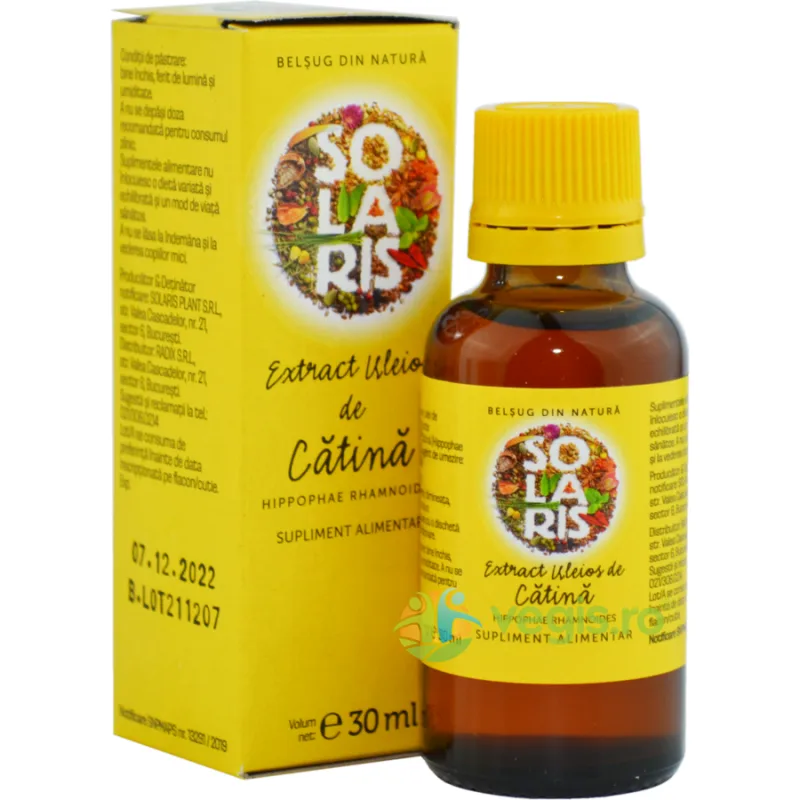 Extract Uleios de Catina 30ml SOLARIS — preț și oferte
