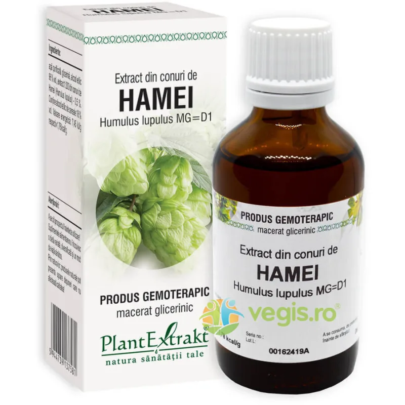 Extract din Conuri de Hamei 50ml PLANTEXTRAKT — preț și oferte