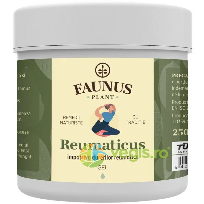 Gel Impotriva Durerilor Reumatice Reumaticus 250ml FAUNUS PLANT — preț și oferte