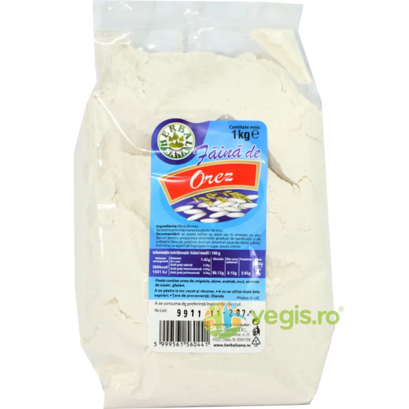 Faina de Orez 1kg Herbavit — preț și oferte