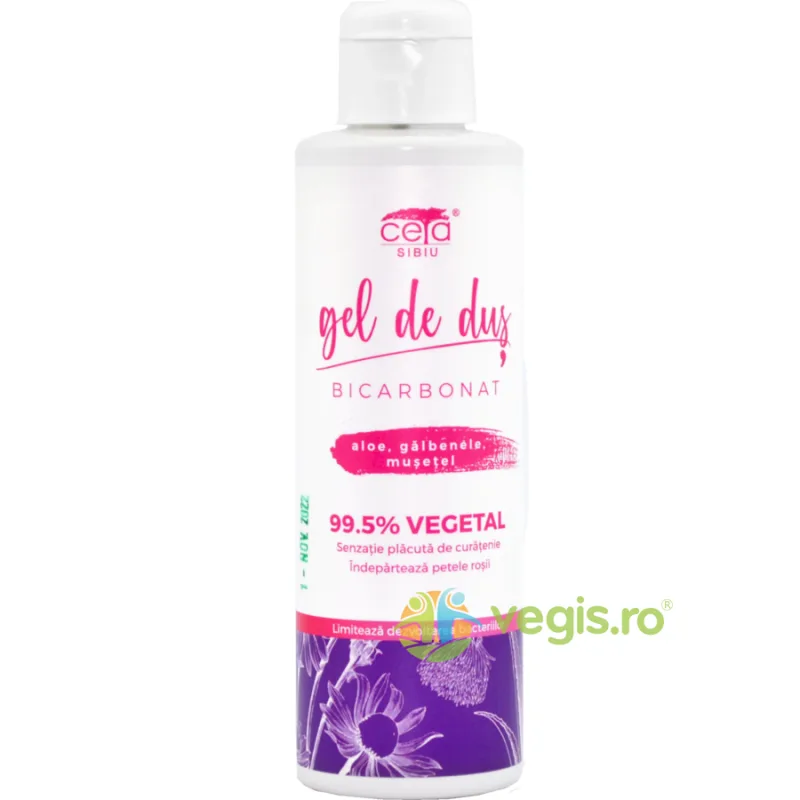 Gel de Dus 99.5% Vegetal cu Bicarbonat 200ml Ceta Sibiu — preț și oferte