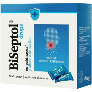 BiSeptol Drops cu Albastru de Metilen 20buc