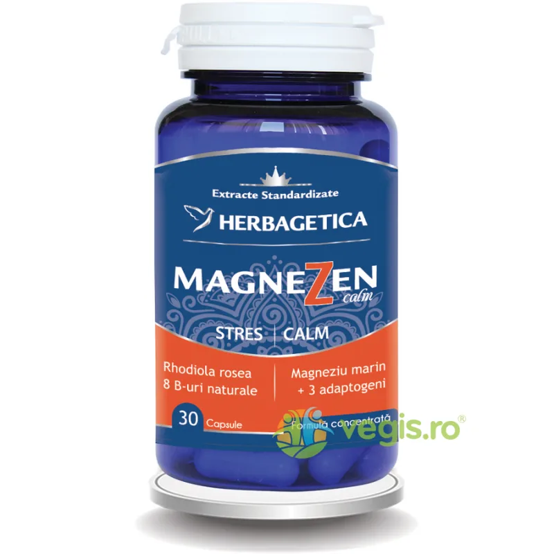 Magnezen Calm 30cps HERBAGETICA — preț și oferte