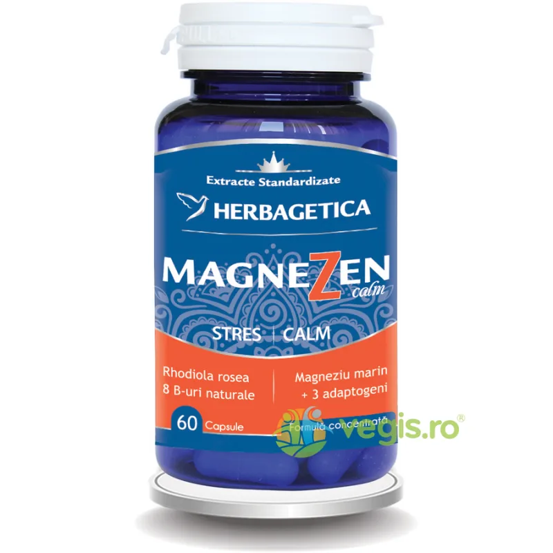 Magnezen Calm 60cps HERBAGETICA — preț și oferte