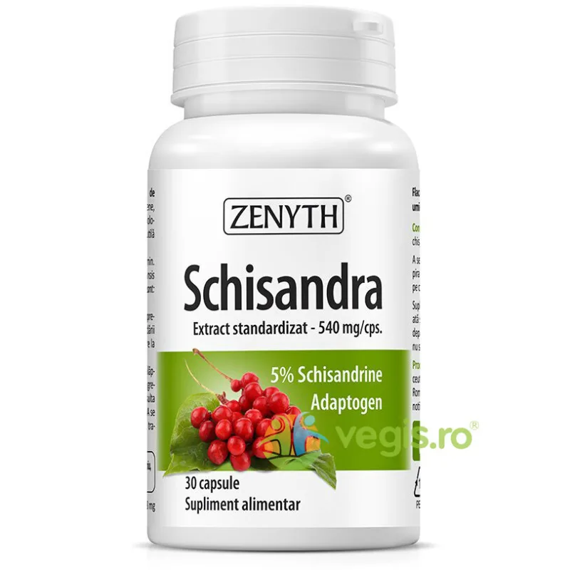 Schisandra 30cps Zenyth — preț și oferte