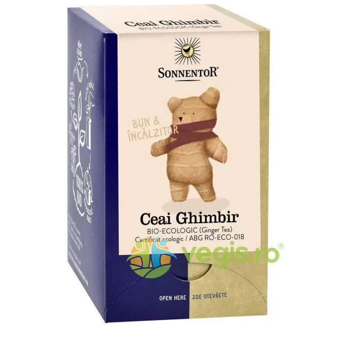 Ceai de Ghimbir Ecologic/Bio 18dz SONNENTOR — preț și oferte