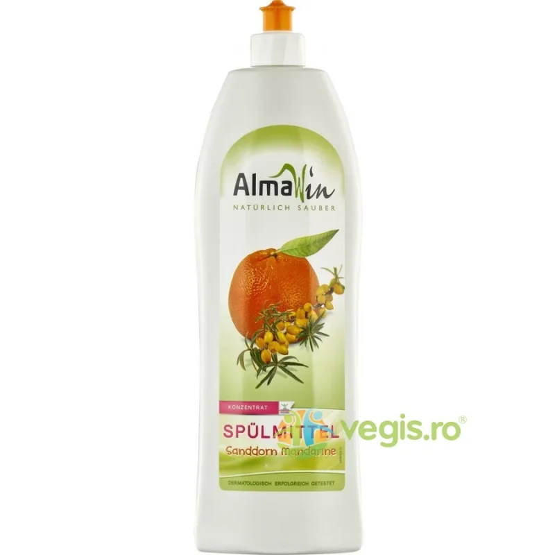 Detergent de Vase Concentrat cu Catina si Mandarine 500ml ALMAWIN — preț și oferte
