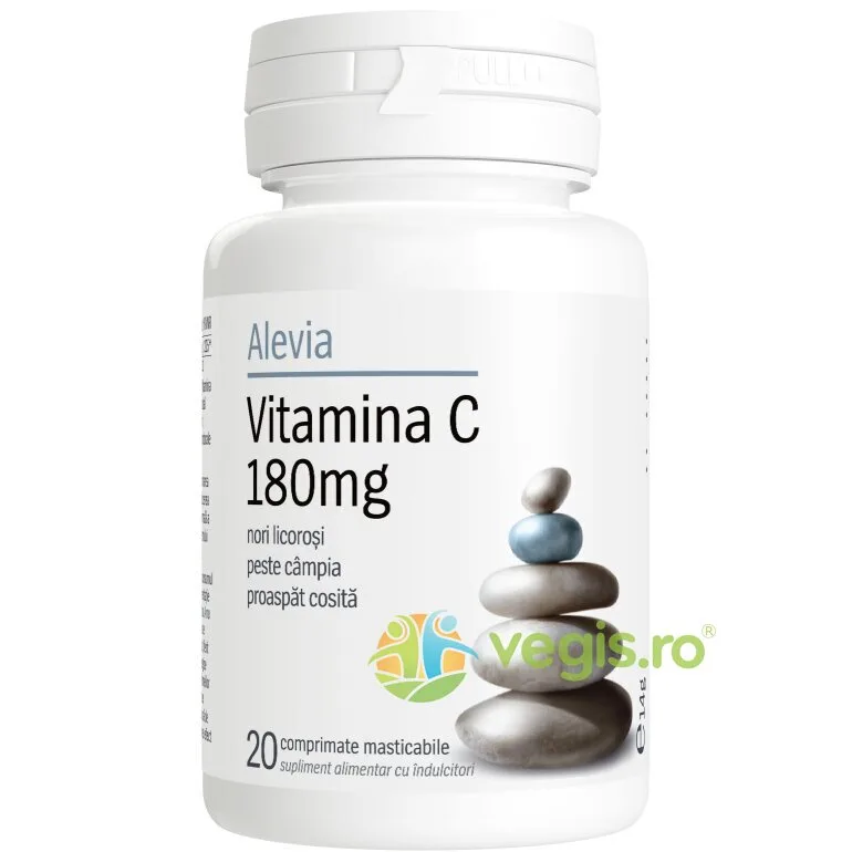 Vitamina C 180mg 20cpr masticabile ALEVIA — preț și oferte