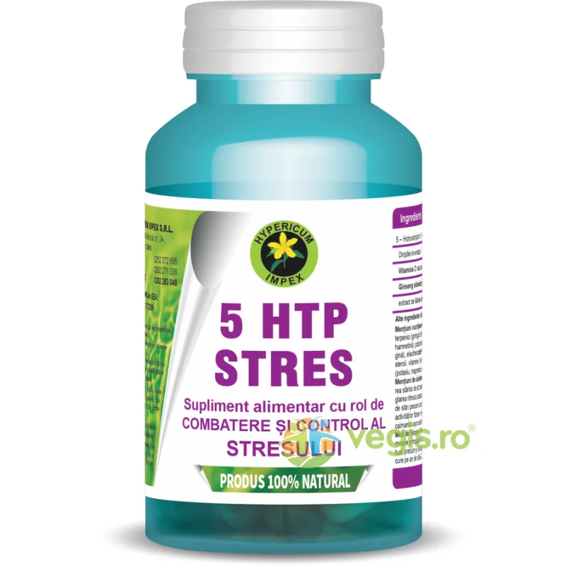5 HTP Stres 60cps Hypericum — preț și oferte