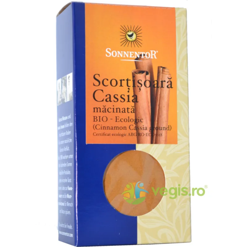 Scortisoara Macinata Cassia Ecologica/Bio 40g SONNENTOR — preț și oferte